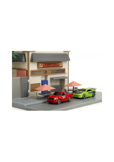 Jada Fast & Furious Nano Scene Diorama Dom Torreto's Market & Cafe