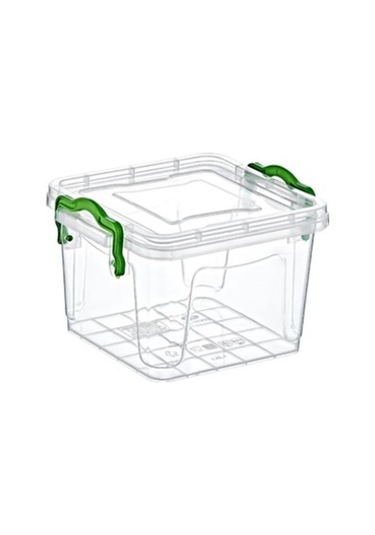 Tiny Box Kare Saklama Kutusu 0.3 Litre Şeffaf