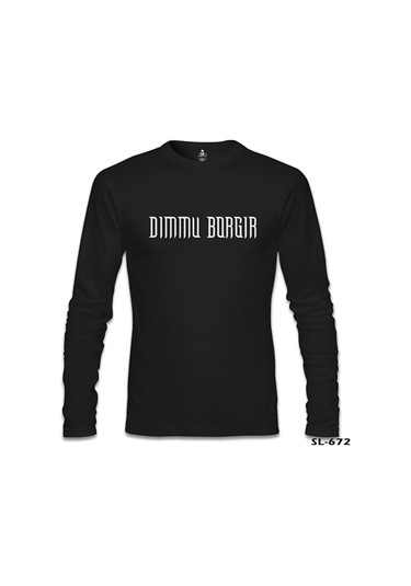 Dimmu Borgır - Logo Siyah Erkek Sweatshirt