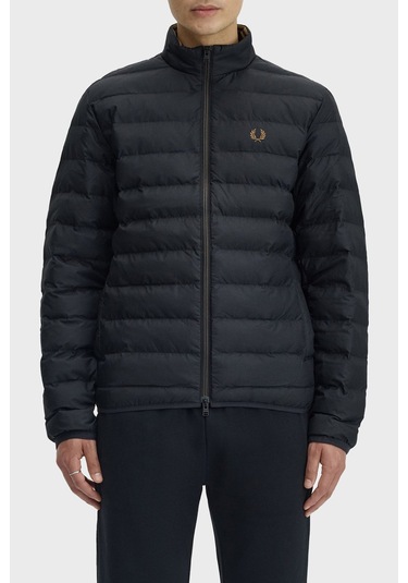 Fred Perry J4564 Insulated Erkek Mont Siyah