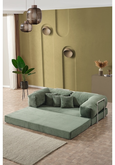 Legom Lucas Aktivite Koltuğu Yatak Olabilen Çok Amaçlı Kanepe L Koltuk Yeşil Yeşil
