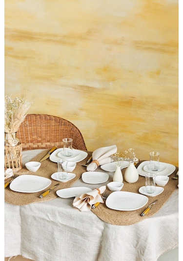 Karaca  Forever Bone Cliff 26 Parça 6 Kişilik Kahvaltı Takımı