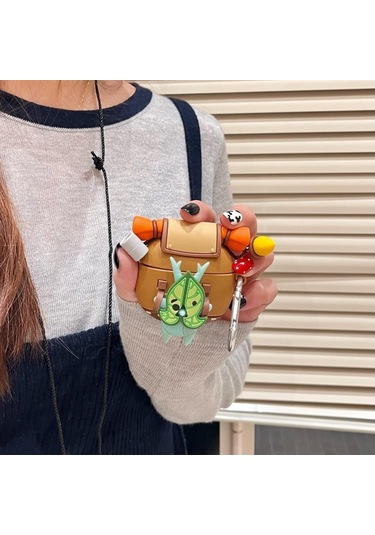 Vkemall Kroger Silikon Kılıf Anahtar Zinciri İle Airpods Uyumlu 4 Koruma Kılıfı - Kablosuz Bluetooth Kulaklık İçin Dayanıklı Ve Taşınabilir Koruma Aksesuarı