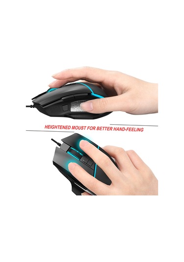 Monyee Xin Shi Jie A876+v100 Rgb Oyun Faresi Ve Klavye Seti, Dpı Ayarlı, Mobil Oyun Desteği Diğer