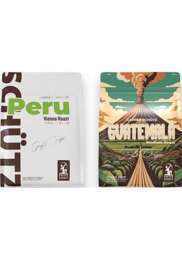 Peru - Guatemala Çekirdek Kahve X2 - 250g Çekirdek Kahve