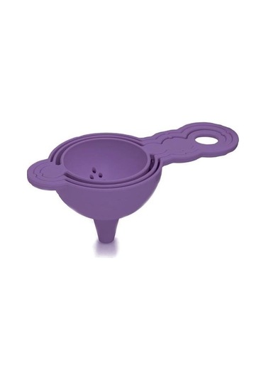 9026103271759drvs1 - Buffer Pratik Yumurta Süzgeci Mini Süzgeç Huni Seti Hepsi Bir Arada Çok Renkli