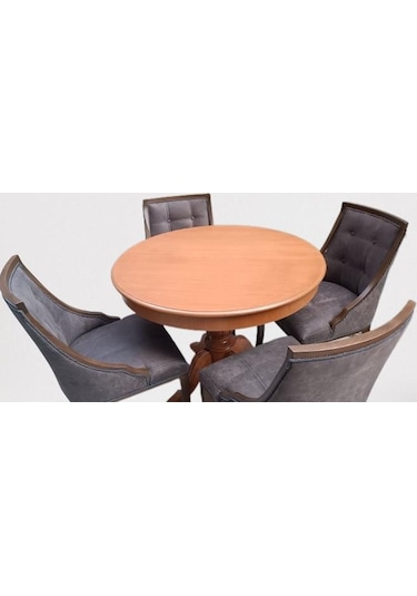 Masa Baba Ihlamur Ayak Model Sandalye Zus Asil Ahşap Mdf Kapitoneli El Yapımı