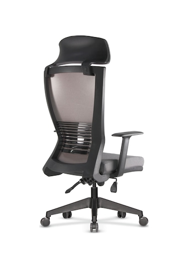 Uzayofismobilyaları Uzay Ofis Rosetta Fileli Müdür Koltuğu - Gri