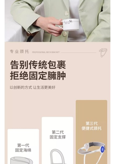 Cbtx Yeni Çocuk Tarzı Ayarlanabilir Boyun Desteği Şeffaf