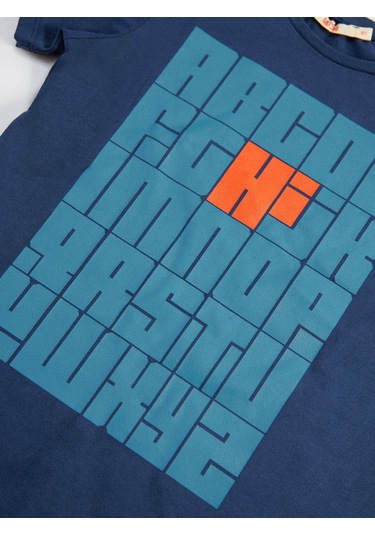 Denokids Mshb&g Alfabe Erkek Çocuk Şort Takım Çok Renkli