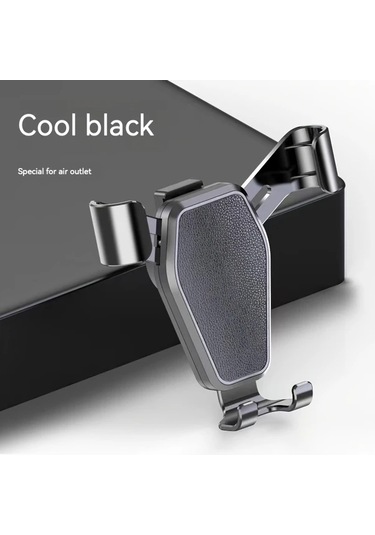 Primepickings Siyah Yerçekimli Araç Tutucu - Titreme Önleyici Fabrika Navigasyon Telefon Askısı