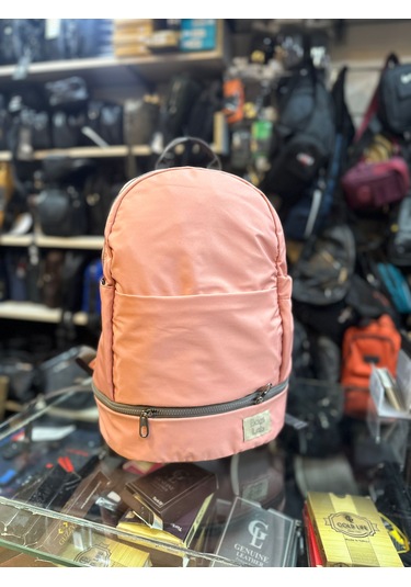 Bagslab Pembe Su Geçirmez Kumaş Sırt Çantası 1021 Pembe