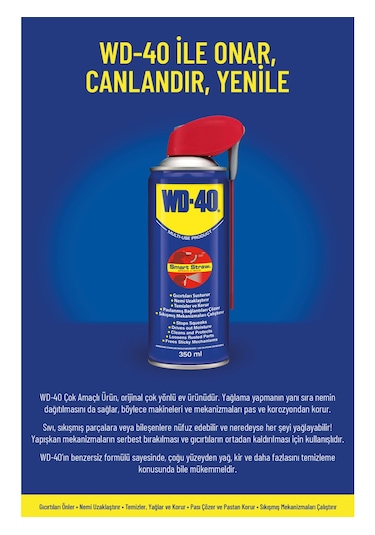 WD-40 Çok Amaçlı Sprey 350 ML x 2 Adet