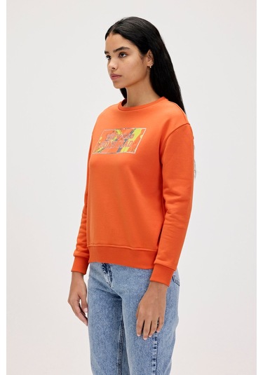Bad Bear Re-carina Turuncu Kadın Sweatshirt-orange Orange