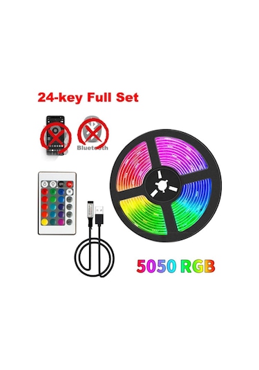 Led Şerit Işık Yatak Odası Led Tv Arkaplan Işığı Bluetooth Uzaktan Neon Işık Rg Şeridi Noel Dekorasyonu Led Aydınlatmalar 56670428