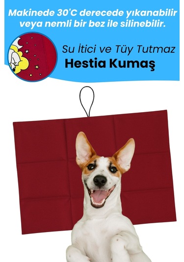 Havhav Küçük ve Orta Irk İçin Köpek Minderi Bordo 47 x 70 CM