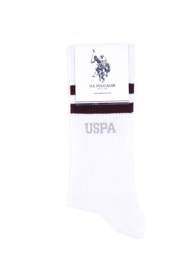 U.s. Polo Assn. Erkek Beyaz Çorap Soket 50299033-vr013 Beyaz