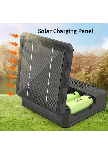 Besthome1 Dream011 Siyah 1 Bilgisayar Gunes Enerjisi İle Sarj Edilebilir Banka Kamp Ve Acik Hava İçin Sarj Cihazi