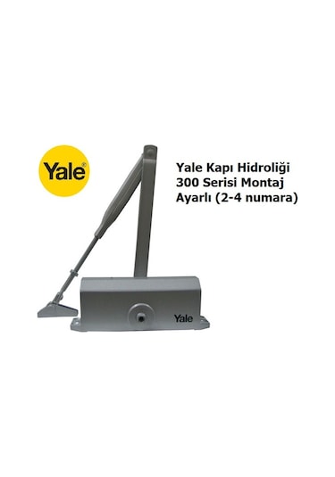 Yale Kapı Hidroliği Kapı Kapayıcı 2-4 Güç Ayarlı Gri