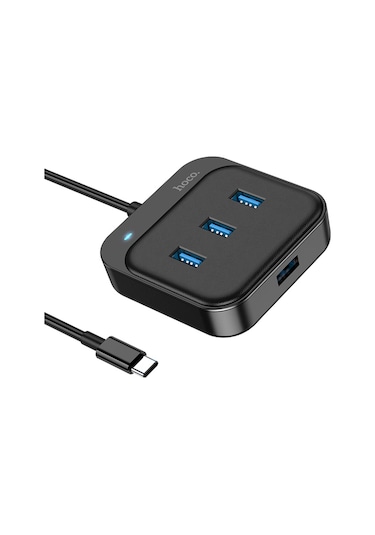 Hoco HB31 4in1 Type-C to 4x USB3.0 HUB Çevirici Dönüştürücü Adap