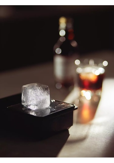 Smart Solutions Kapaklı Silikon Küp Buz Kalıbı İce Küp Cubes 213014393 Siyah