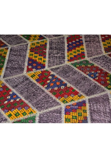 Patchwork El Dokuma Anadolu Halısı – Spring (424473438)