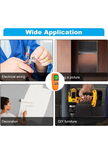 Conventions1 Duvar Tarayıcı 7'si 1 Arada Lcd Elektronik Dedektör