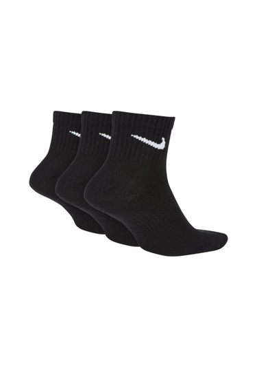 Nike Unisex Siyah Çorap U Nk Everyday Ltwt Ankle 3pr Sx7677-010 Siyah
