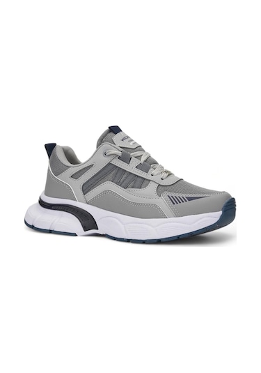 Wickers 2632 Genç Rahat Sneaker Gri/lacivert Gri - Lacivert