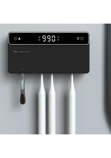 Uv Diş Fırçası Tutucu Şarj Edilebilir Hızlı Kuruyan Diş Fırçası Çok Renkli