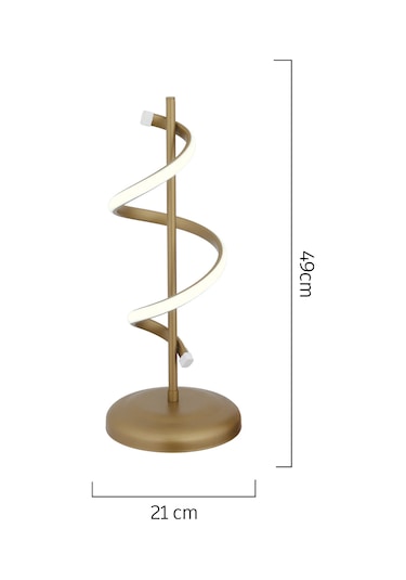 Leatrice Tekli Eskitme Ledi Modern Oturma Odası, Yatak Odası, Salon Led Abajur Diğer