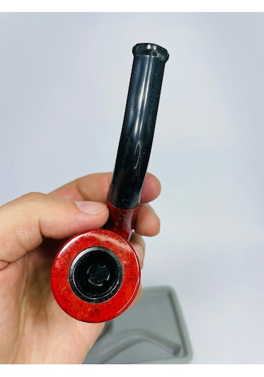 Alcan Marka Ahşap Görünümlü Sert Akrilik Pipo 10 CM HG712