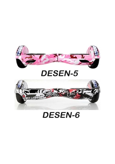 Smartstore Üst Led Işık Smart Scooter Elektrikli Kaykay Hoverboard Bluetooth