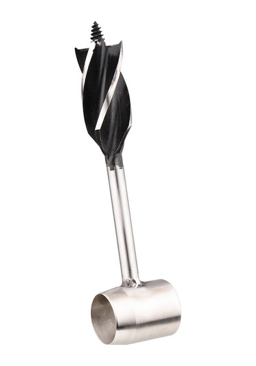 Fortunelane Dört Kesici Spiral Eldivenli Matkap, Ahşap Delme Ve Odun Ayırma Aleti, Kamp Ve Doğa Kurtarma Gereci, Deri Kılıf İle,