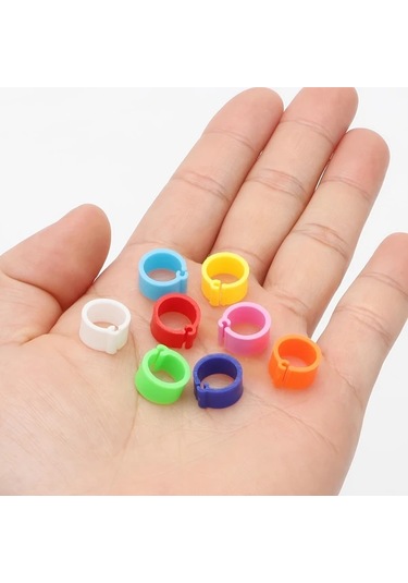 Chuangyinshop Karışık Renk 50 Adet Takma Bileklik: Civciv, Bıldırcın Ve Oğlaklar İçin Kanatlı Bileklik