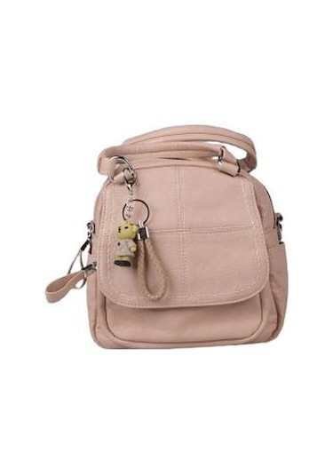 Kriste Bell Yumuşak Deri Sırt Ve Çapraz Çanta Siyah