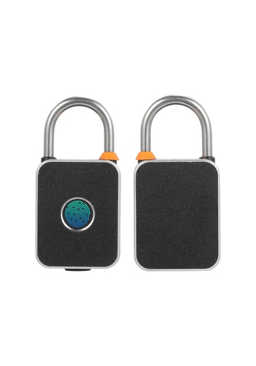 Vkemall T32 Akıllı Parmak İzi Kilit - Ip65 Su Geçirmez, 20 Parmak İzi Depolama, Usb Şarjlı, Spor Salonu/valiz/bisiklet Uyumlu Siyah