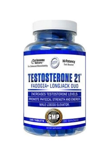 Hitech Testosterone Testo Booster 21fadogia Agrestis Tongkat Ali 120 Tablet
