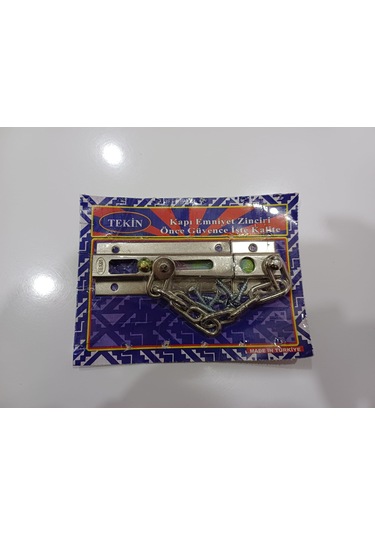 Tekin Kapı Emniyet Zinciri Kaliteli Lüks Saten Renk