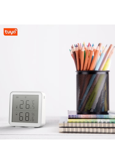 Yifomall Akıllı Wifi Nem Ve Sıcaklık Sensörü - Uzaktan Takip Ve Uyarı Özellikli