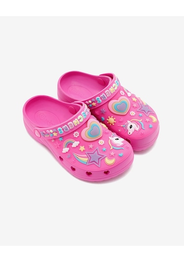 Skechers Heart Charmer - Girly Land Büyük Kız Çocuk Pembe Işıklı Terlik 308406l Hpmt Pembe