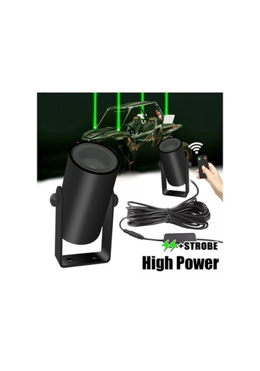 Xuweiwei 1pc Green 3 Inç Led Kamçı Araç Işıkları Utv Atv Rzr Sxs Can Am Off Road Araçlar İçin