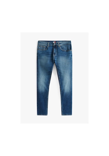 Tommy Hilfiger Austin Slim Tprd Cı1257 Mavi Erkek Jeans-8672 Mavi