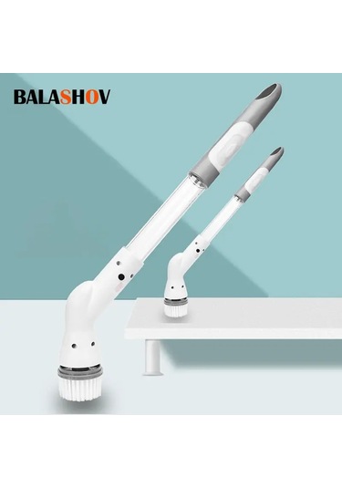 Çok Fonksiyonlu Elektrikli Temizleme Fırçası Usb Şarj Banyo