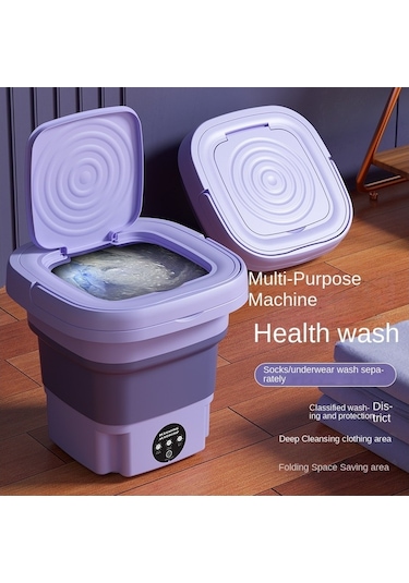 Tcherchı 8l Taşınabilir Katlanabilir Mini Çamaşır Makinesi 001