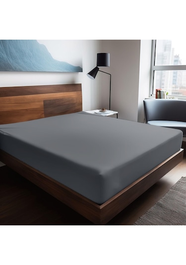 Soley Mix & Match Plain %100 Pamuklu Ranforce 160 X 200 Çift Kişilik Çarşaf