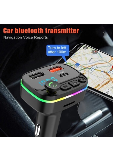 Sones P4-qc3.0 Araba Mp3 Bluetooth Eller Serbest Çalar Araba Fm Verici