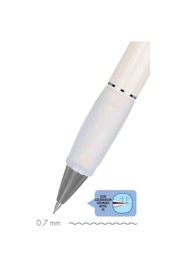 Serve Deep Mekanik Uçlu Kalem Toprak Tonları 0.7 Mm Fil Dişi