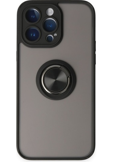 Nihcase Apple Uyumlu iPhone 13 Pro Max Kılıf Montreal Mat Yüzüklü Kapak