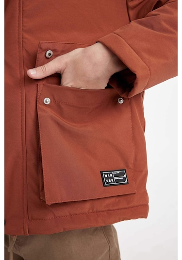 DeFacto Erkek Çocuk Su İtici Kapüşonlu Mont C5980A824WNBN52